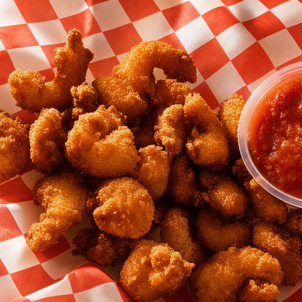 1/2 Popcorn Shrimp.