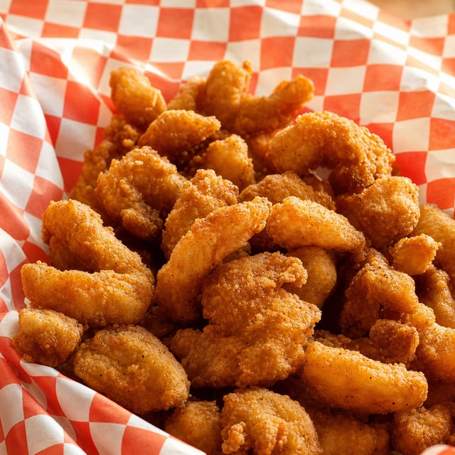 Kid's Popcorn Shrimp.