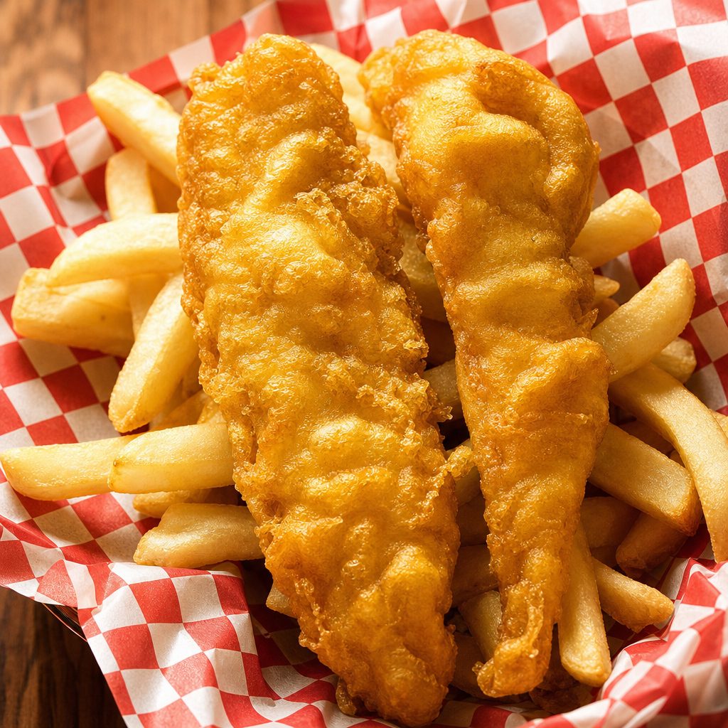 2 Piece Fish & Chips.