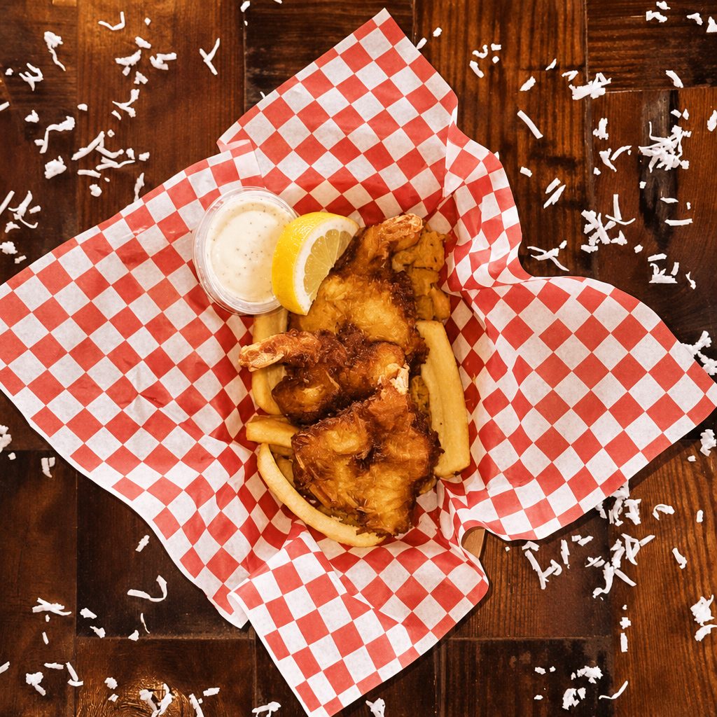 Coconut Shrimp Meal.