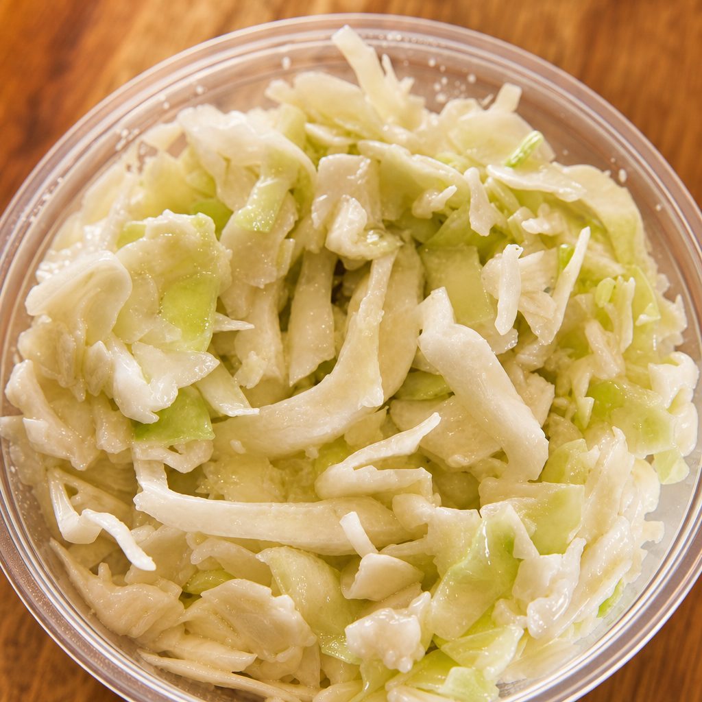 Cucumber Wasabi Coleslaw.
