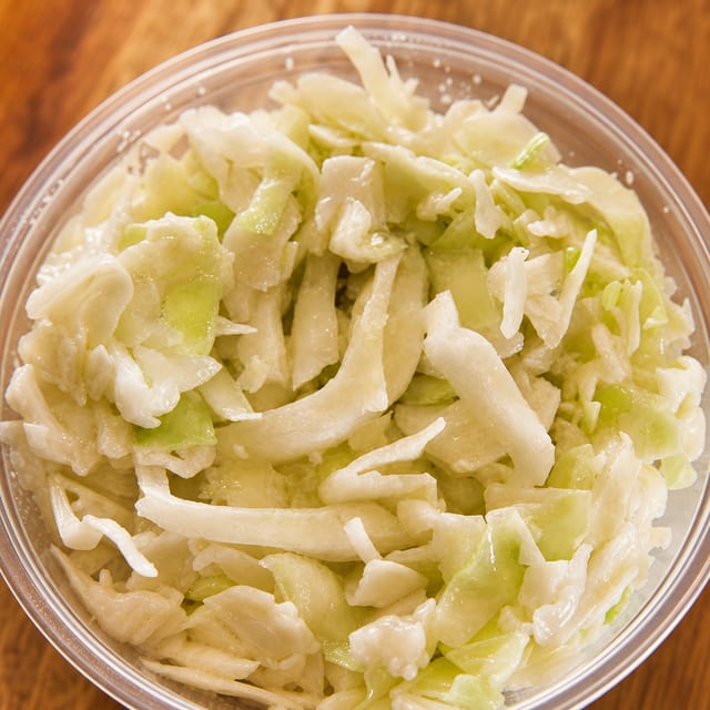 Cucumber Wasabi Coleslaw.