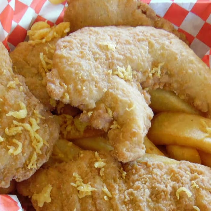 Half Chicken Strip Meal.