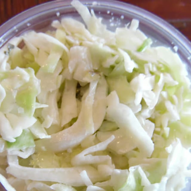 Cucumber Wasabi Coleslaw.